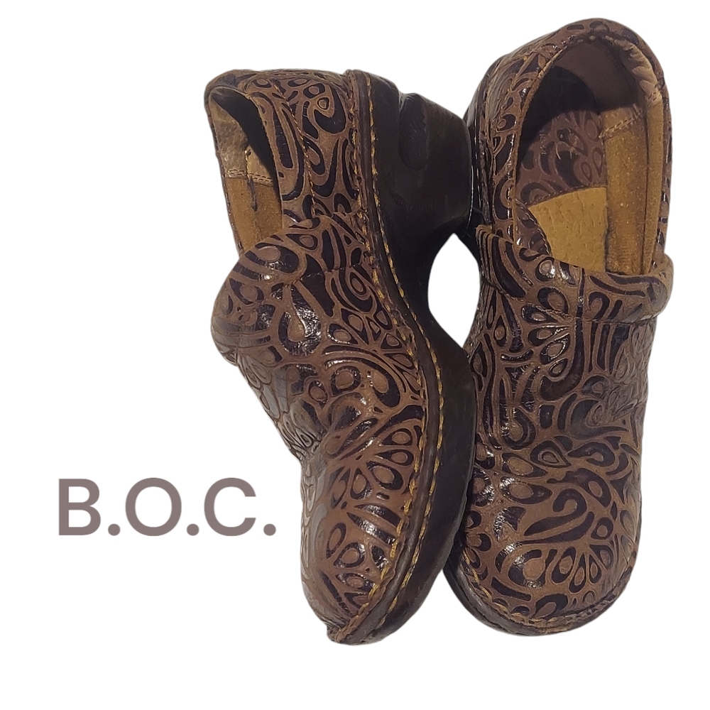 B.O.C. clogs brown womens size 7 excellent condition